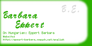 barbara eppert business card